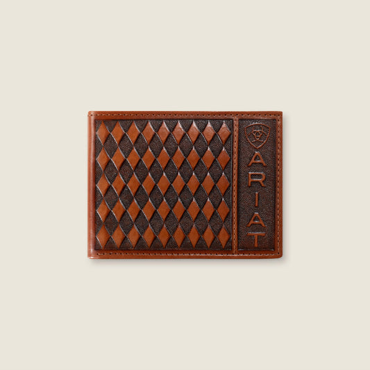 Ariat Premium Diamond Embossed Bifold Wallet