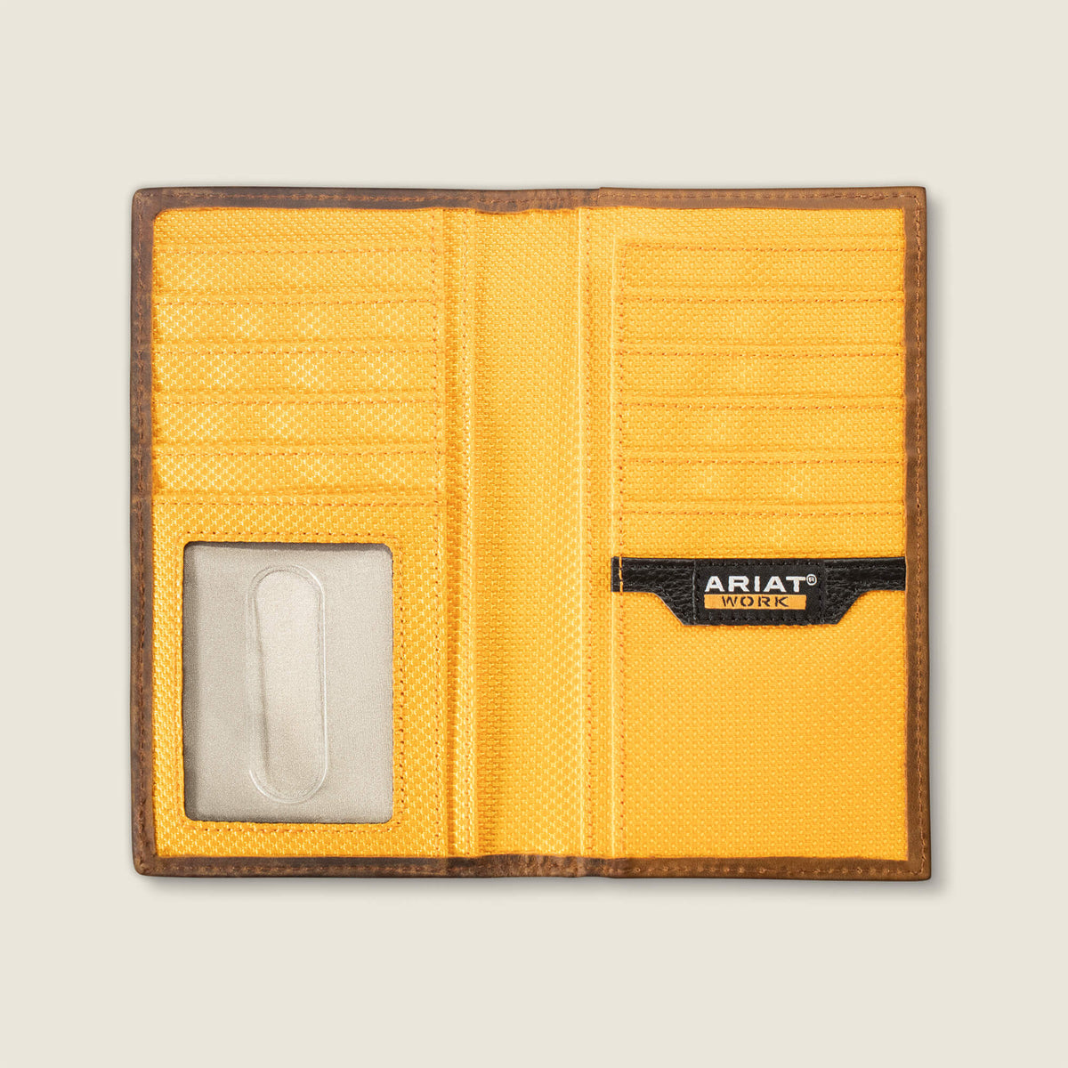 Ariat Top Pick Work Roughneck Label Canvas Trifold Wallet