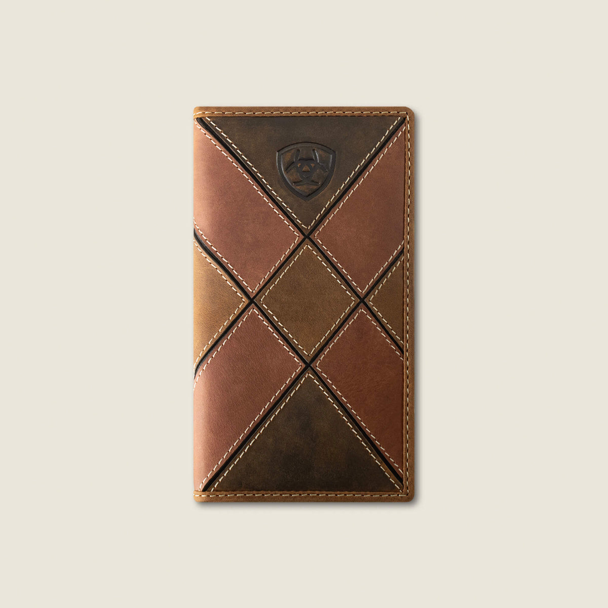 Ariat Sale Patchwork Embroidered Logo Rodeo Wallet