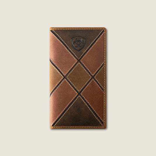 Ariat Sale Patchwork Embroidered Logo Rodeo Wallet