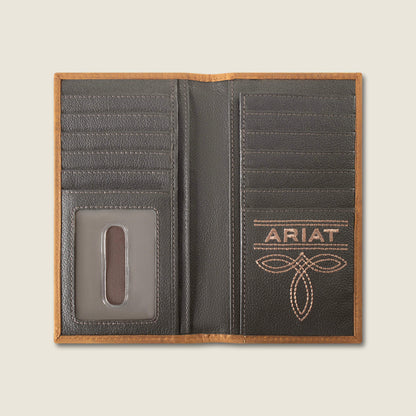 Ariat Sale Patchwork Embroidered Logo Rodeo Wallet