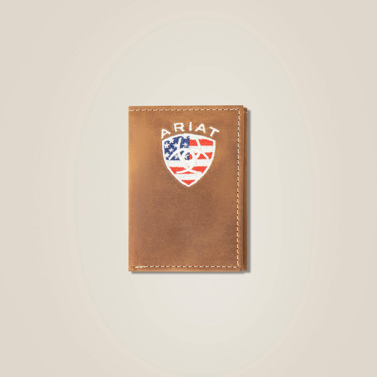 Ariat Hot Sale Flag Shield Trifold Wallet