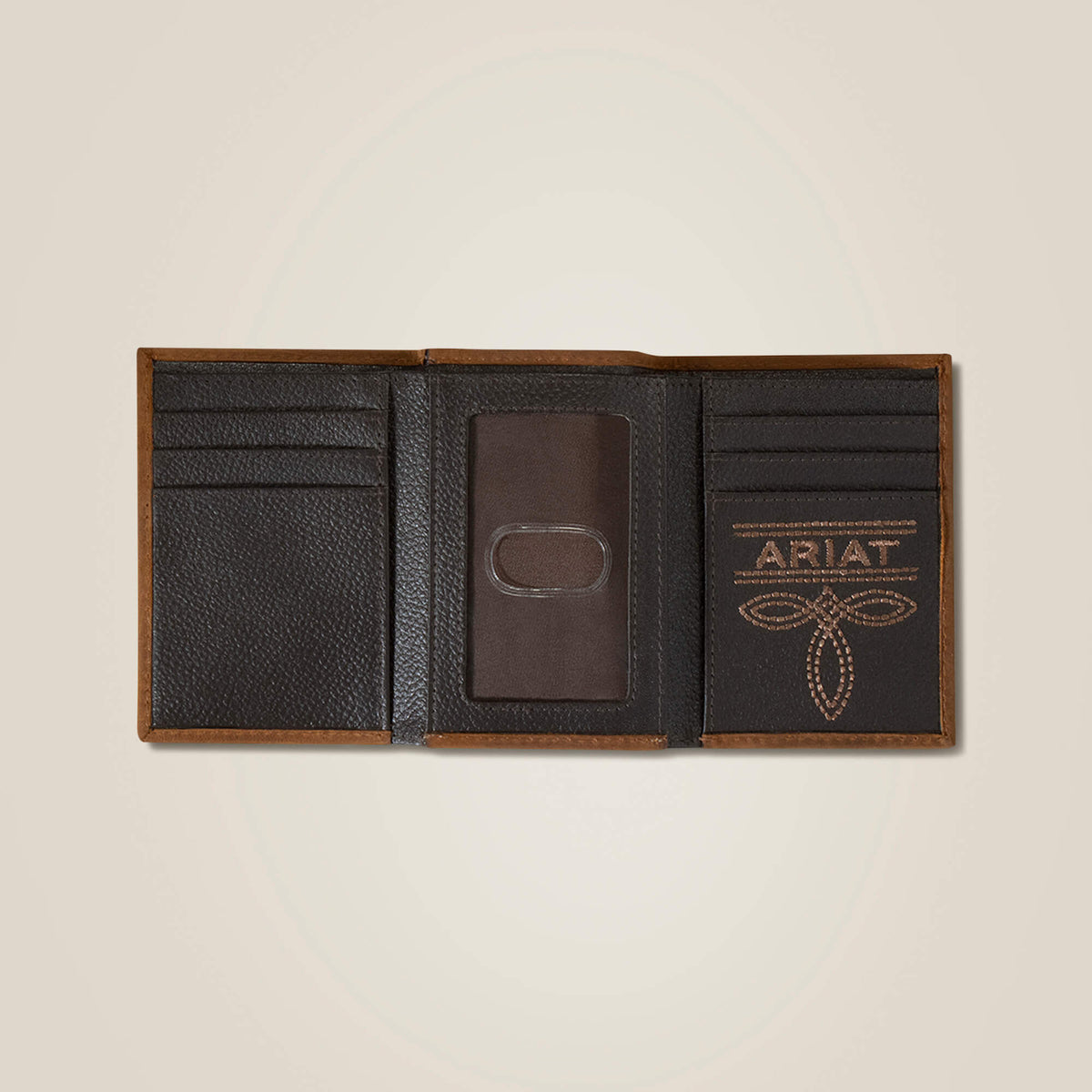 Ariat Hot Sale Flag Shield Trifold Wallet