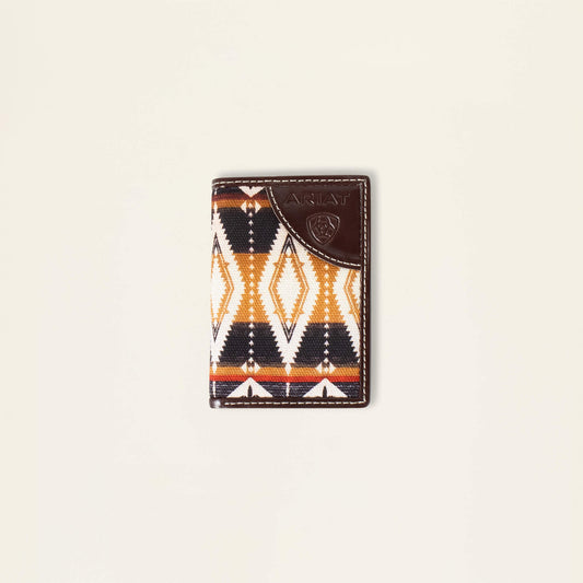 Ariat New Southwest Fabric Trifold Wallet