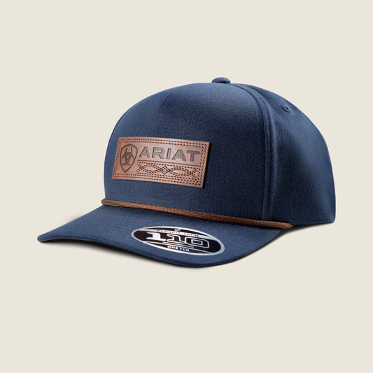 Ariat Trending Boot Stitch Faux Leather Patch Cap
