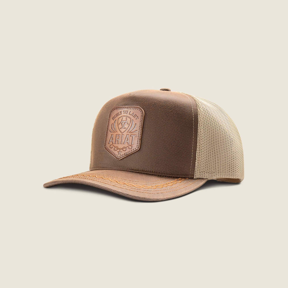 Ariat Everyday Oilskin Faux Leather Patch Cap