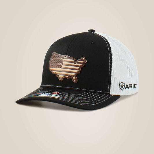 Ariat Best Seller Usa flag patch logo cap
