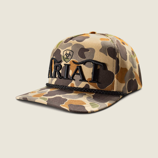 Ariat Top Pick 3D Embroidered Camo Cap