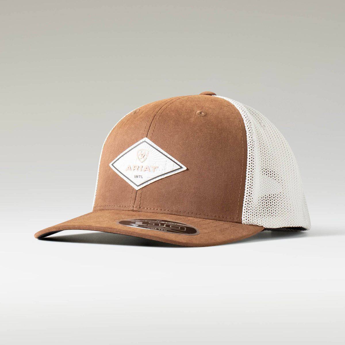 Ariat New Diamond Leather Patch Cap