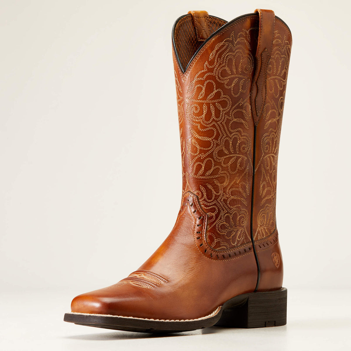 Ariat Quality Round Up Remuda Wide Square Toe Western Boot