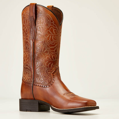Ariat Quality Round Up Remuda Wide Square Toe Western Boot