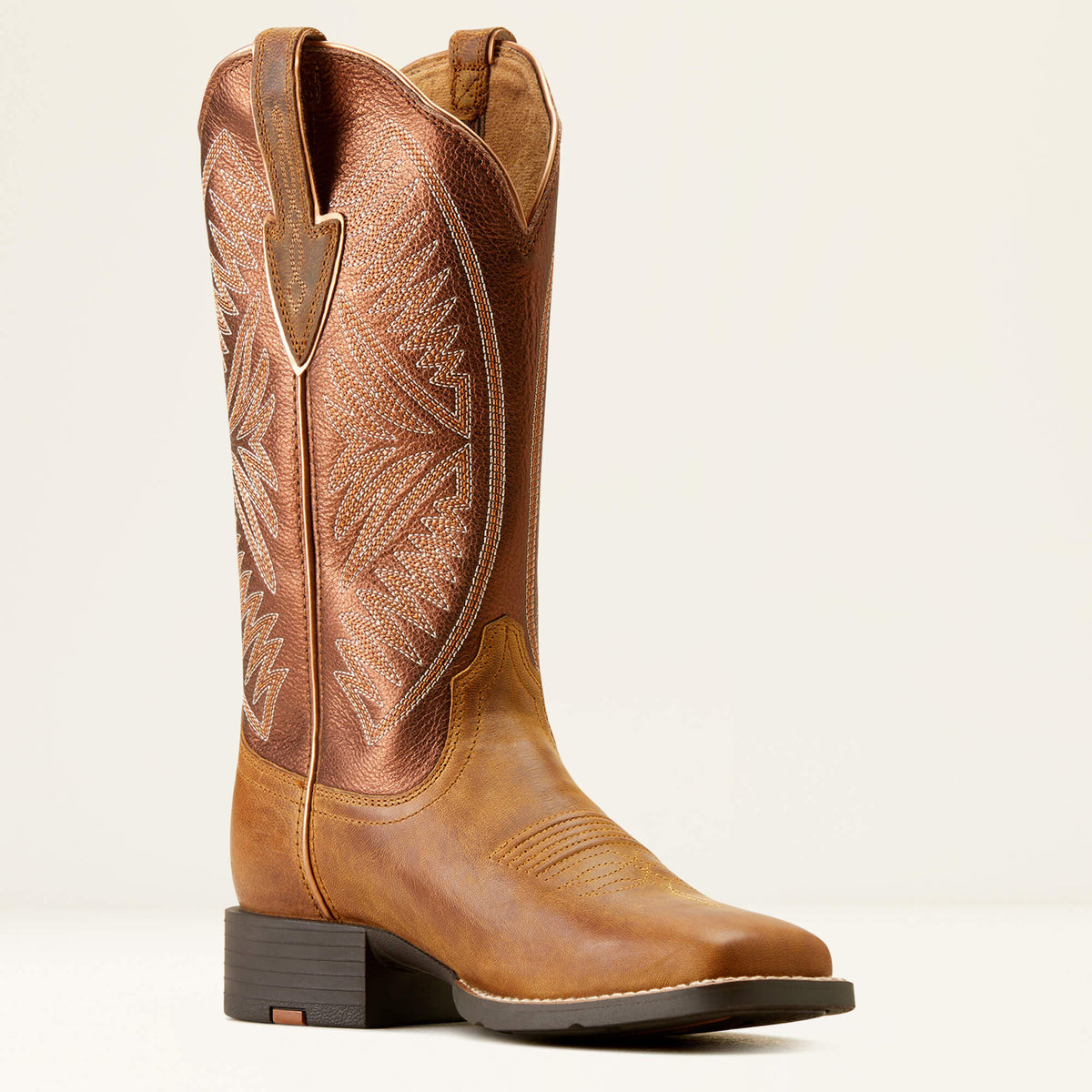Ariat Top Pick Round Up Ruidoso Wide Square Toe Western Boot