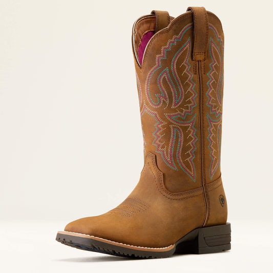 Ariat Hot Sale Hybrid Ranchwork Wide Square Toe Western Boot