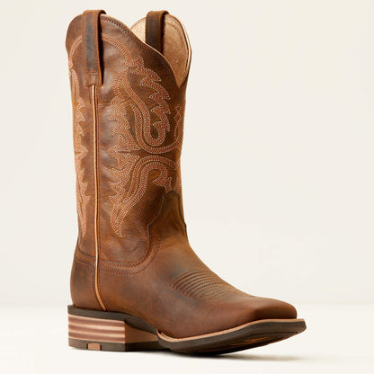 Ariat Discount Olena Wide Square Toe Western Boot