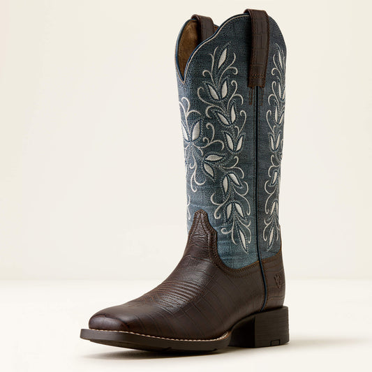Ariat Essential Round Up Holly Wide Square Toe Western Boot