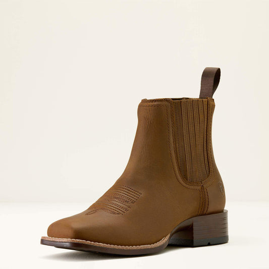 Ariat Signature Booker Chelsea Wide Square Toe Western Boot
