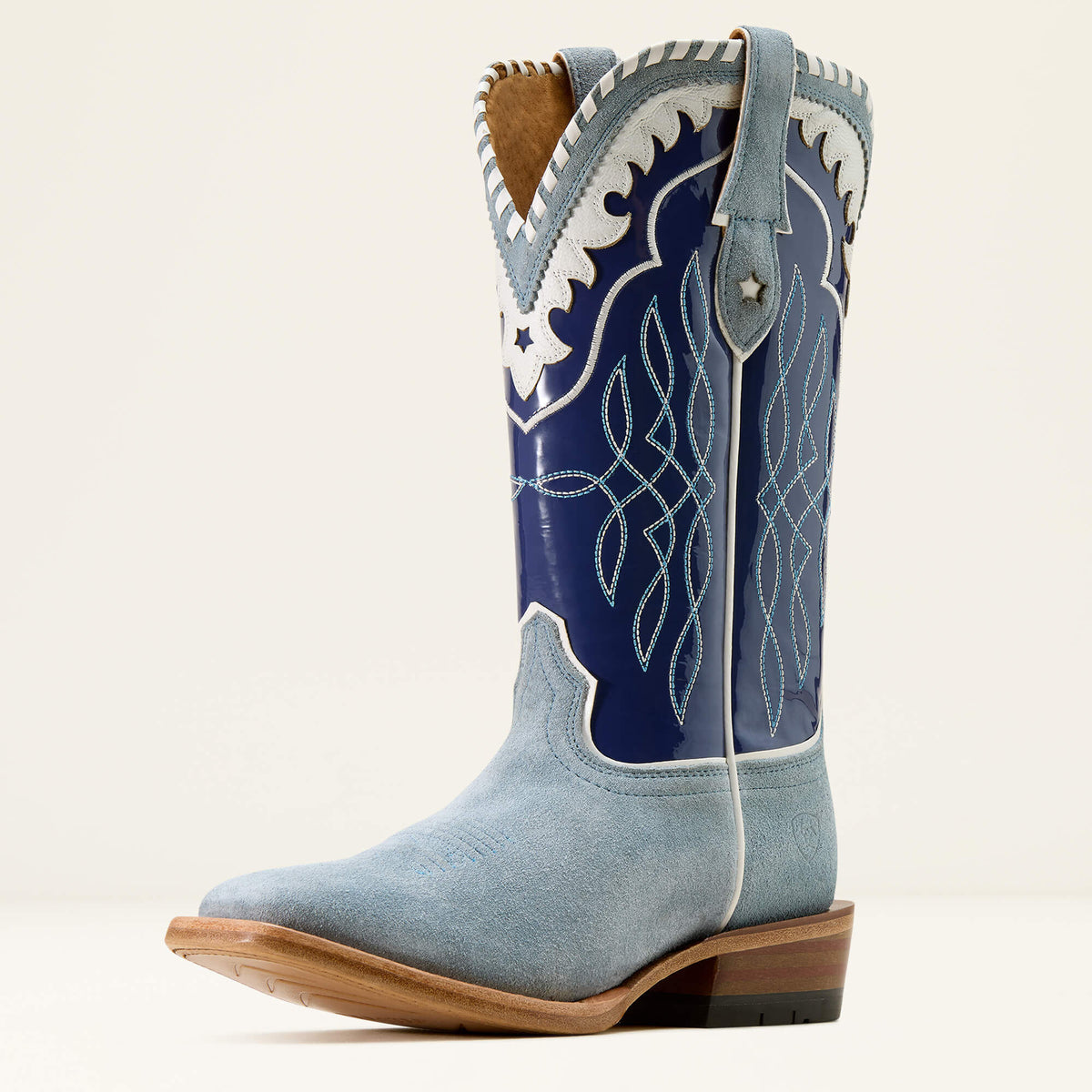 Ariat Latest Riata Wide Square Toe Western Boot
