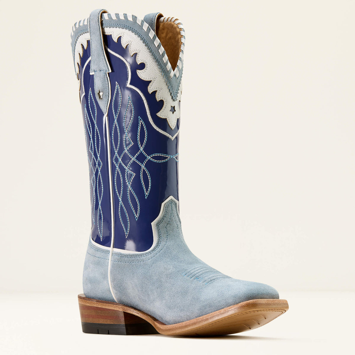 Ariat Latest Riata Wide Square Toe Western Boot