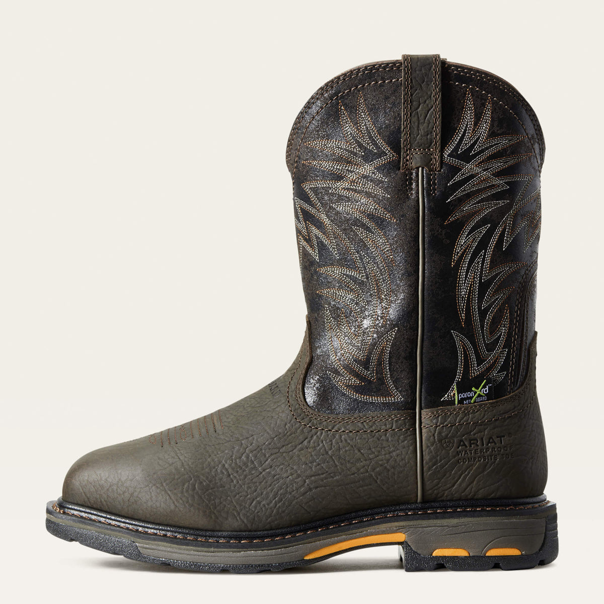 Ariat Top Pick WorkHog Wide Square Toe MetGuard Waterproof Composite Toe Work Boot