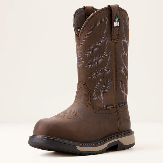 Ariat New Riveter CSA Glacier Grip Waterproof 400g Composite Toe Work Boot