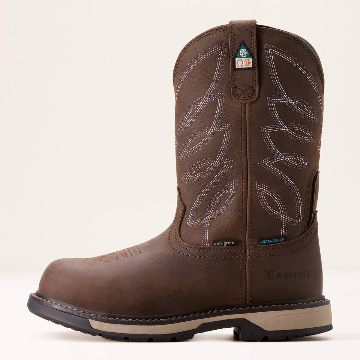 Ariat New Riveter CSA Glacier Grip Waterproof 400g Composite Toe Work Boot