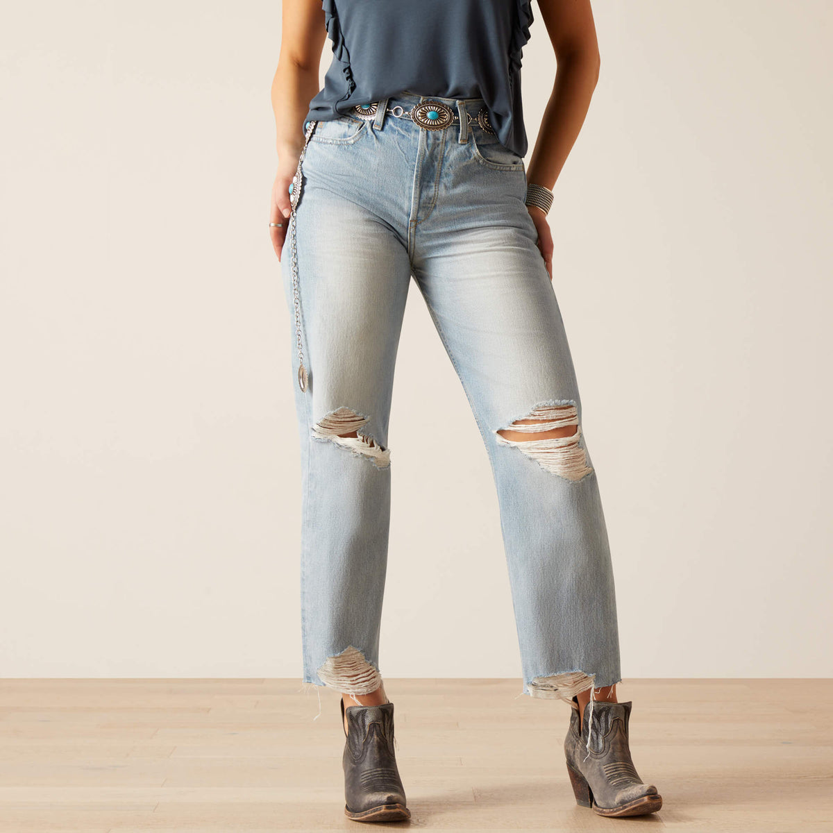Ariat Trusted Ultra High Rise Tomboy Straight Jean