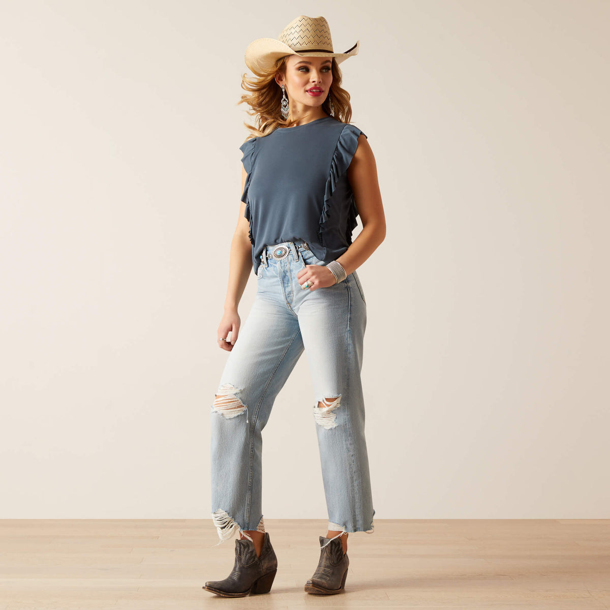 Ariat Trusted Ultra High Rise Tomboy Straight Jean