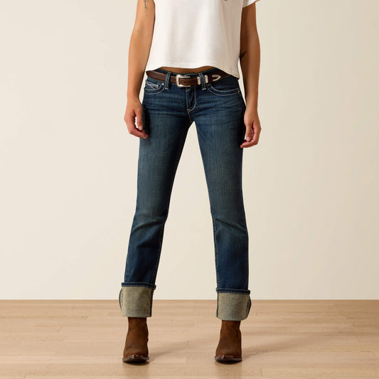 Ariat Everyday R.E.A.L. Mid Rise Stretch Icon Stackable Straight Leg Jean