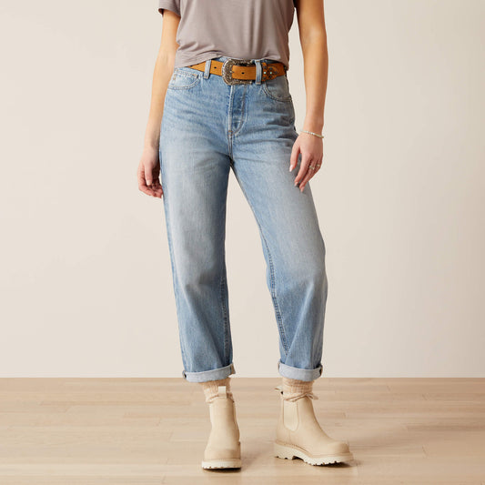 Ariat Discount Ultra High Rise Tomboy Straight Leg Jeans