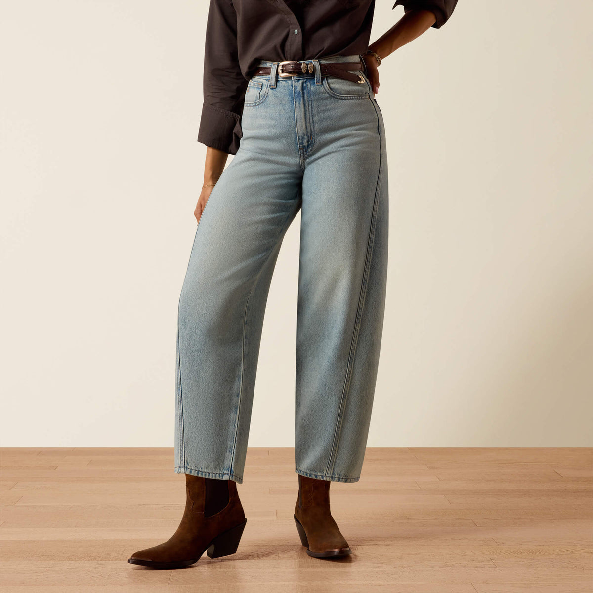 Ariat Exclusive Ultra High Rise Jazmine Barrel Jeans