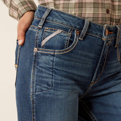 Ariat Top Pick Rebar High Rise Riveter DuraStretch Straight Leg Jeans