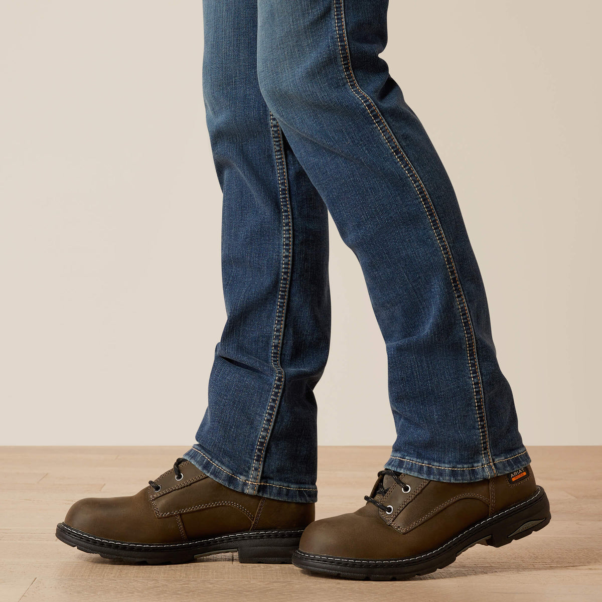 Ariat Top Pick Rebar High Rise Riveter DuraStretch Straight Leg Jeans