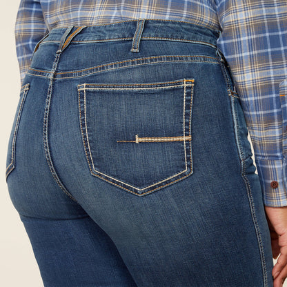 Ariat Top Pick Rebar High Rise Riveter DuraStretch Straight Leg Jeans