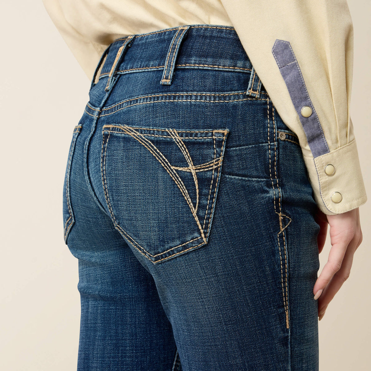 Ariat Discount Mid Rise Fiona Boot Cut Jeans