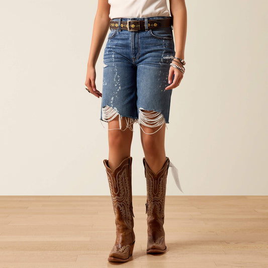 Ariat Quality Ultra High Rise Relaxed Tomboy 10" Shorts