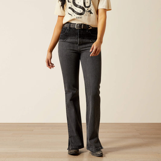 Ariat Great Value Ultra High Rise Cheyenne Yoke Tomboy Boot Cut Jean