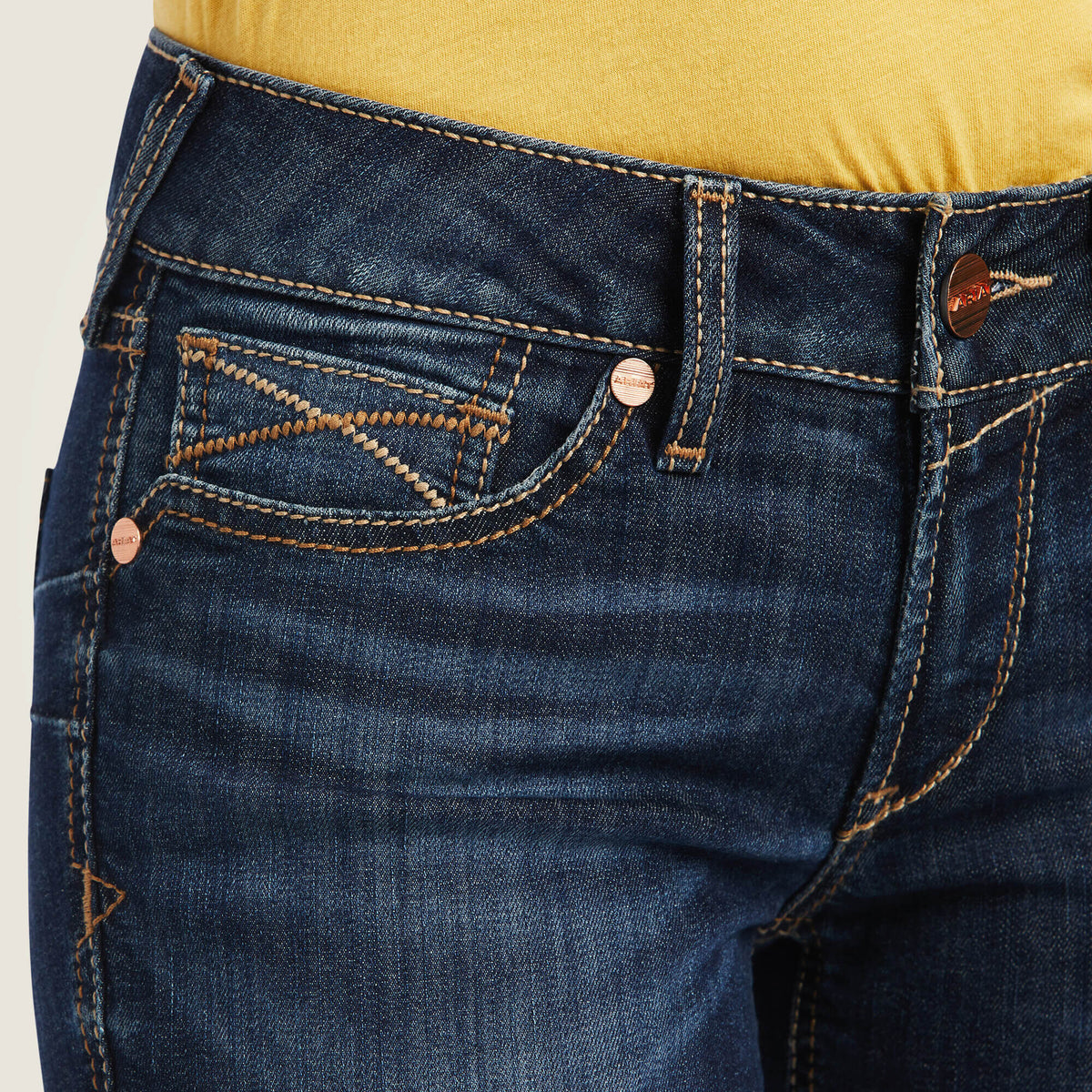 Ariat New Mid Rise Octavia Straight Leg Jeans