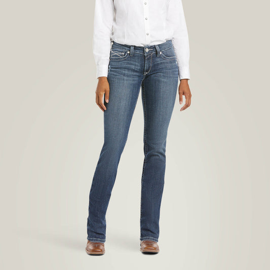 Ariat Classic Arrow Fit Mid Rise Gianna Straight Leg Jeans