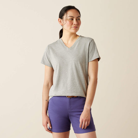 Ariat Featured Rebar Cotton Strong Standard V-Neck T-Shirt