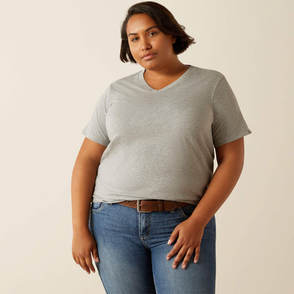 Ariat Featured Rebar Cotton Strong Standard V-Neck T-Shirt