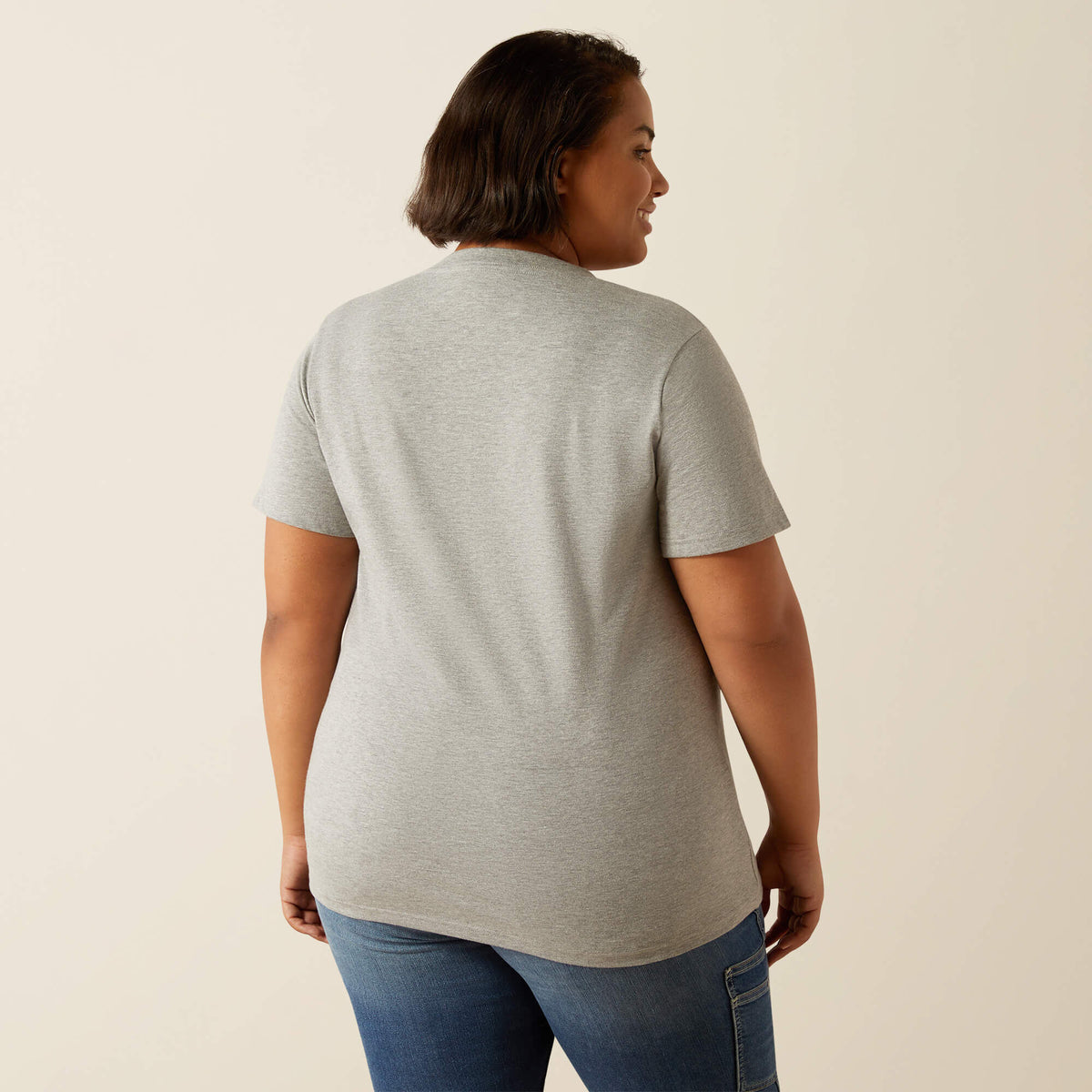 Ariat Featured Rebar Cotton Strong Standard V-Neck T-Shirt