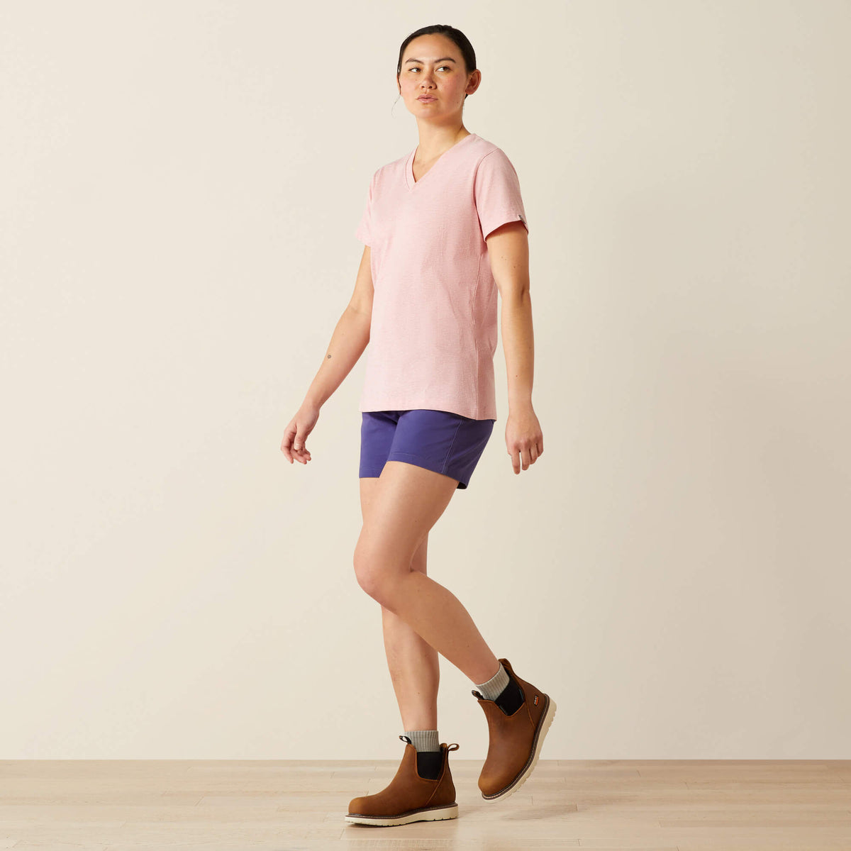 Ariat Signature Rebar Cotton Strong Standard V-Neck T-Shirt