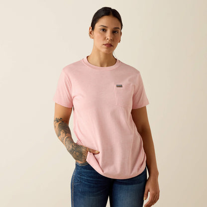 Ariat Hot Sale Rebar Cotton Strong Space Dyed T-Shirt
