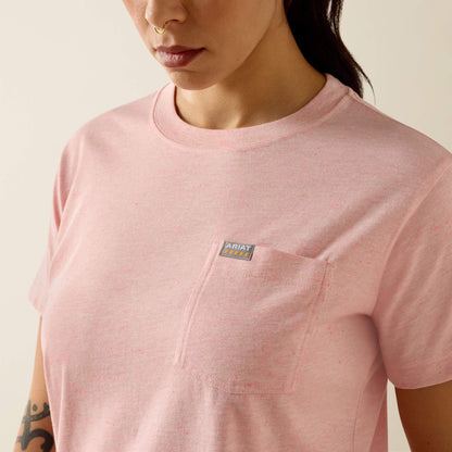 Ariat Hot Sale Rebar Cotton Strong Space Dyed T-Shirt