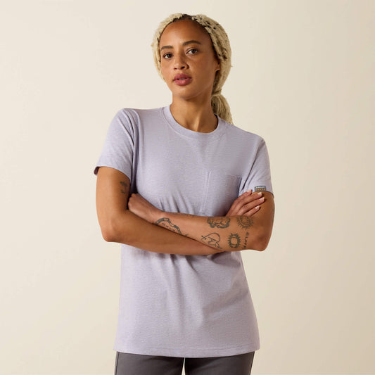 Ariat Quality Rebar Cotton Strong Space Dyed T-Shirt