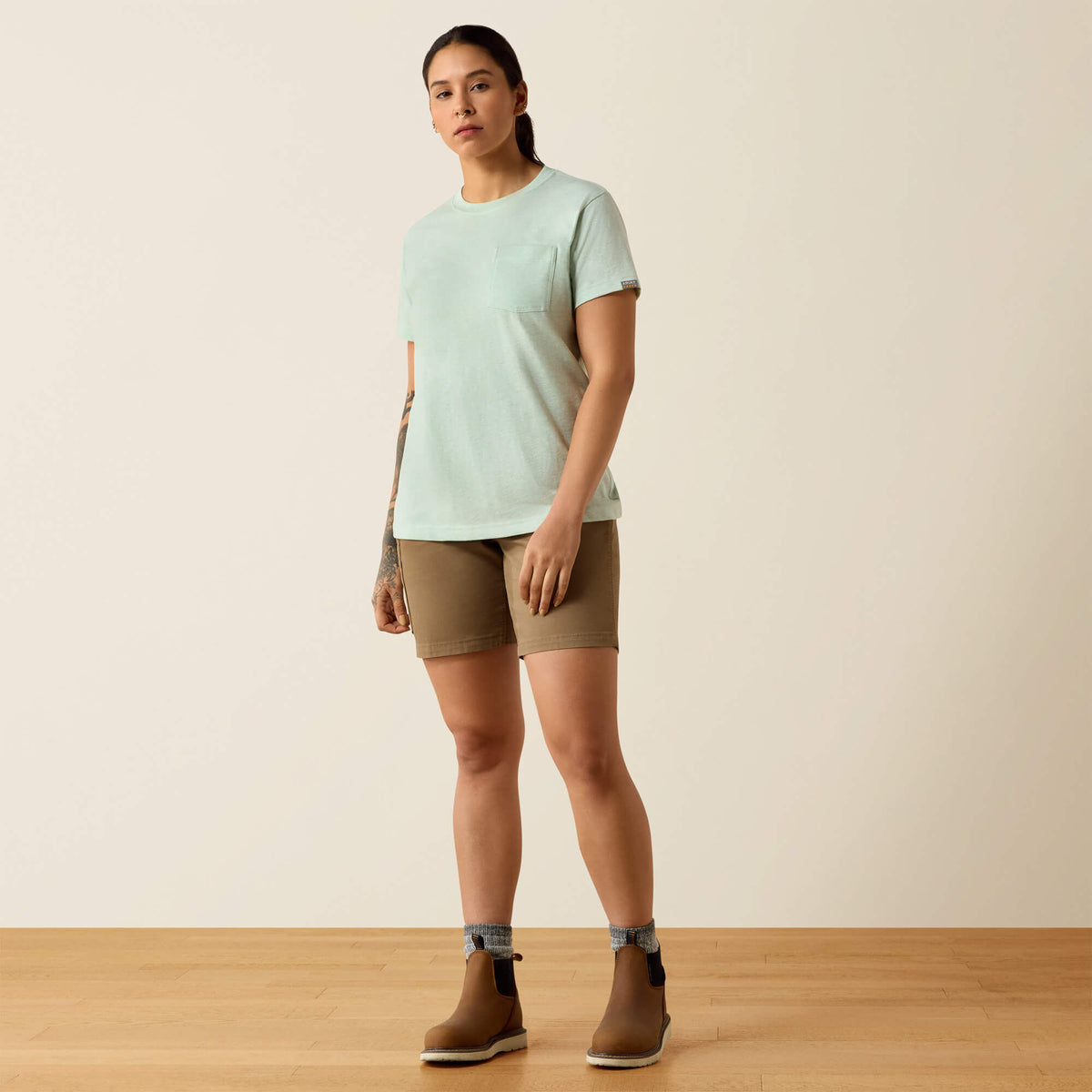 Ariat Special Offer Rebar Cotton Strong Space Dyed T-Shirt