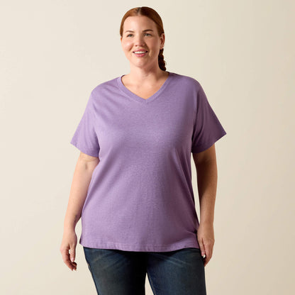 Ariat Customer Favorite Rebar Cotton Strong Standard V-Neck T-Shirt