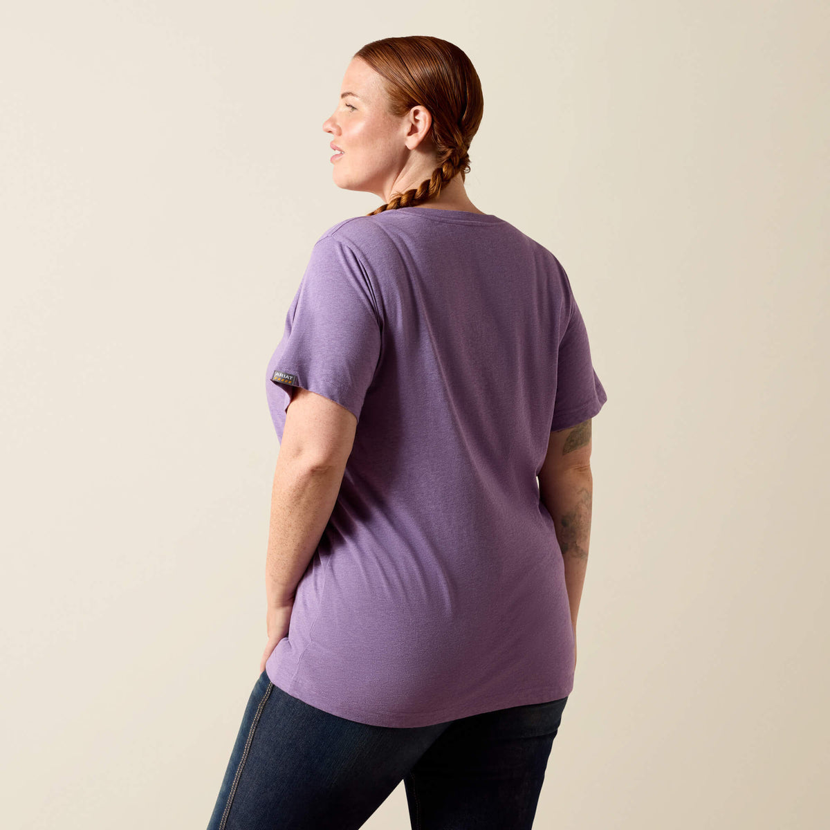 Ariat Customer Favorite Rebar Cotton Strong Standard V-Neck T-Shirt