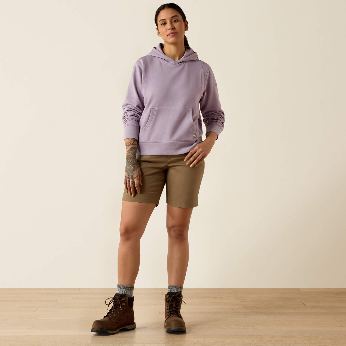 Ariat Discount Rebar Lightweight Cropped Hoodie