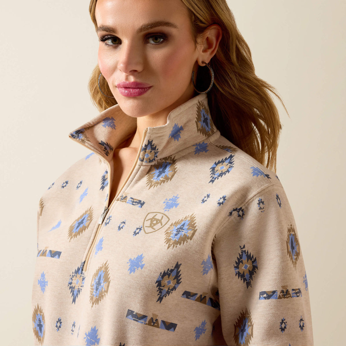Ariat Special Offer Sapphire 1/2 Zip Sweatshirt